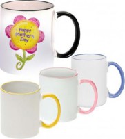 Tasses bicolores